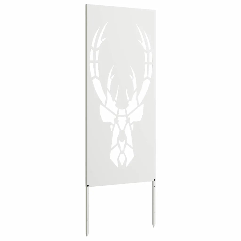vidaXL Schermo per privacy in giardino Bianco 50 x 140 cm