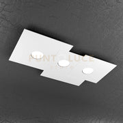 PLATE PLAFONIERA 3 LUCI BIANCO 1129-PL3 R-BI