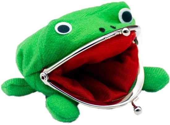 Portafoglio Plush Kikker - Design Cartone - Adatto per Viaggi - Utilizzo Giornaliero - Chiusura Robusta - Compatta e Duratura - Portafoglio per Monete