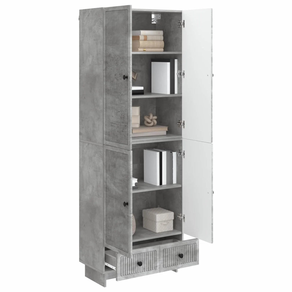 Set di armadi 2 pcs Grigio Cemento 66 x 34,5 x 95 cm 3416352