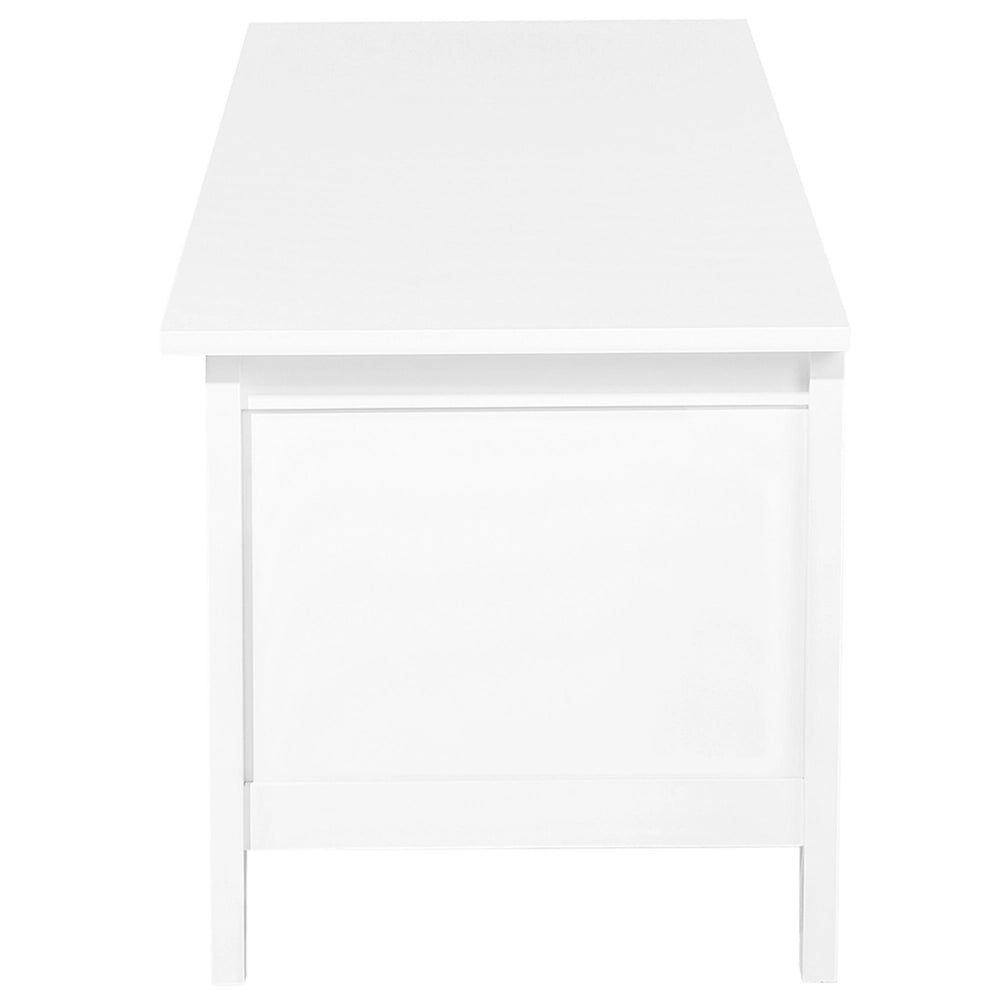 Mobile TV Bianco TV Fino a 61ʺ Consigliato 3 cassetti Gestione cavi Rustico