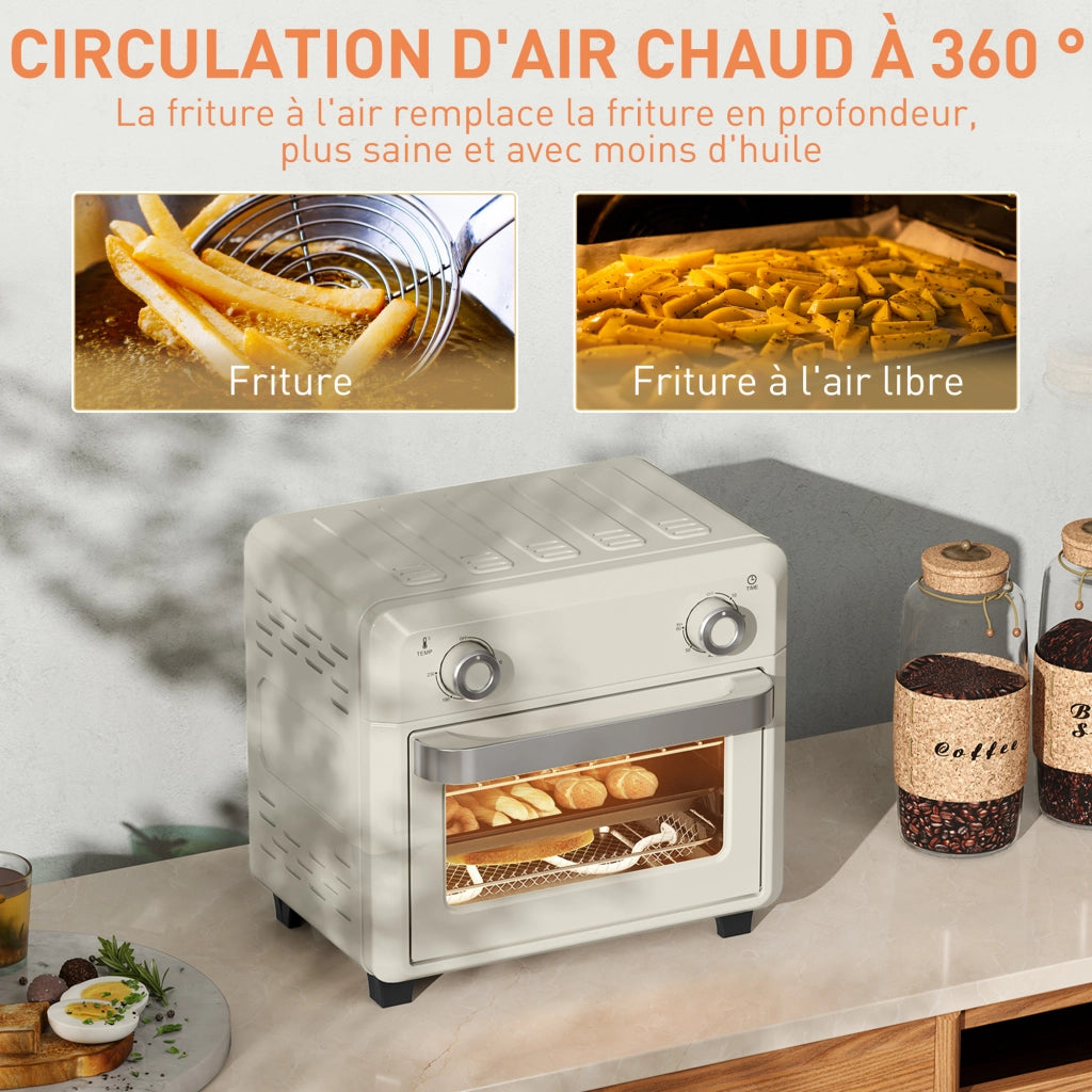 Friggitrice ad aria 10L ¨C Xylo ¨C 1000W, 80-230¡ãC, timer, 32x27,2x29,8cm