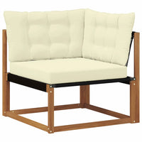 Set di divani da esterno con cuscino 8 pcs Naturale e Crema 3369297