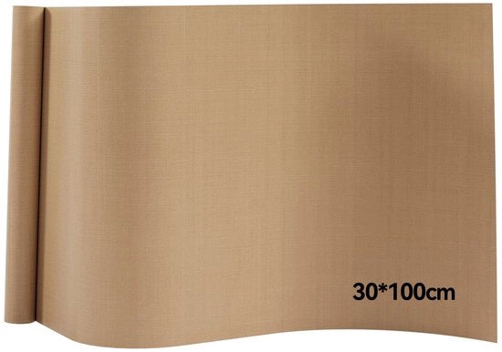 Bakfolia in Teflon permanente per trasfer, 30 x 100 cm, rotolo riutilizzabile per sublimazione, bakfolia per calda stampa trasferimento T-shirt