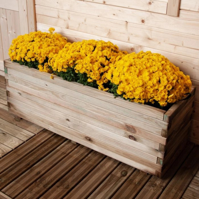FIORIERA IN LEGNO cm 84x40x35h
