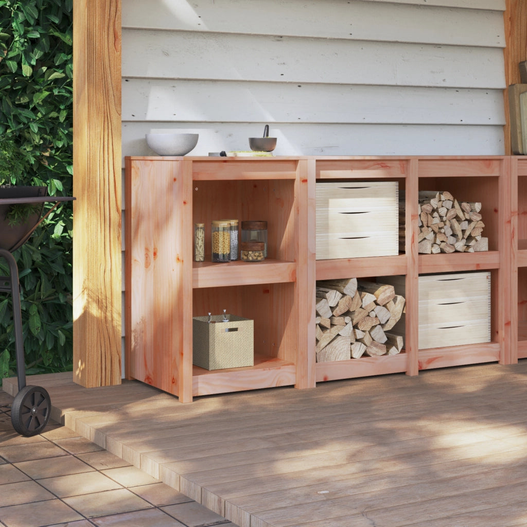 Armadio da Cucina Outdoor 55x55x92 cm Legno Massello di Douglas