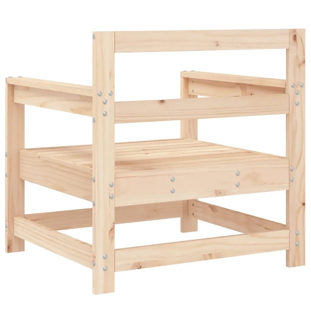 Sedie da Giardino 2pz in Legno Massello Pino 825492