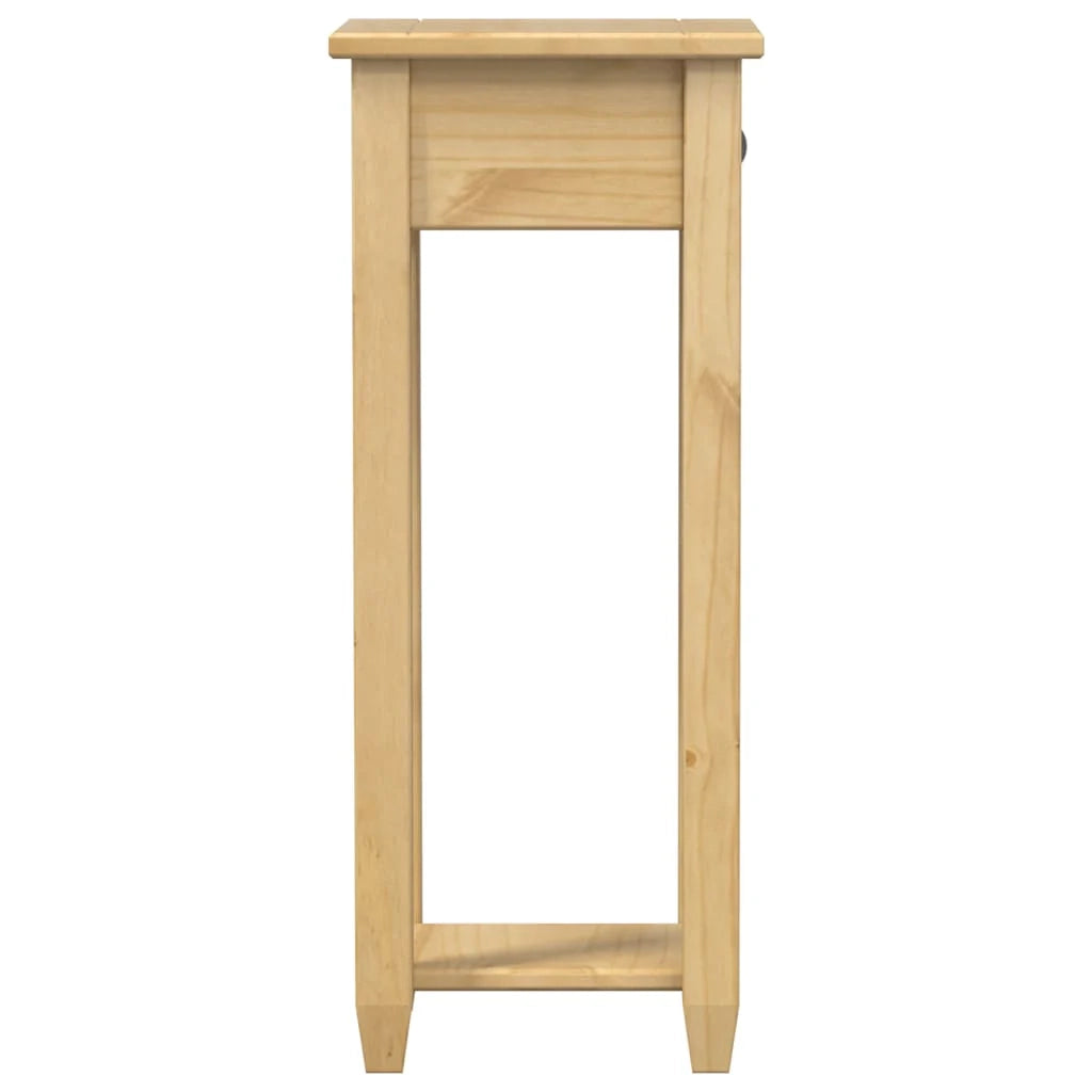 Portavasi/fioriera Corona 30 x 30 x 73 cm legno di pino massiccio marrone 02_0045174