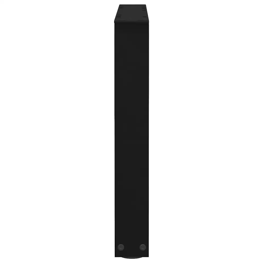 Gambe per Tavolino da Caffè a Forma di V 2 pz Nere 50x(42-43,3) cm Acciaio 4012628