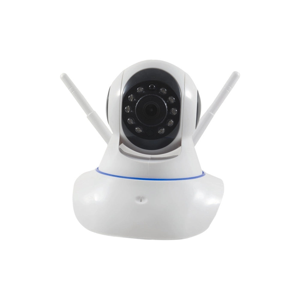 Trade Shop - Telecamera Ip Wi-fi Onvif Motorizzata Ir Led 2 Antenne Con Sensore Movimento -