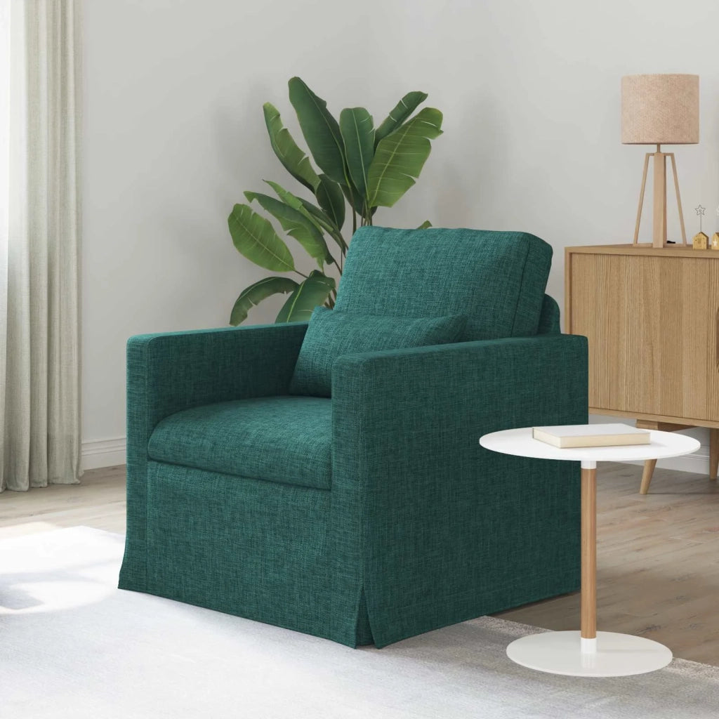 Divano Verde Scuro 78 x 78 x 80 cm Tessuto