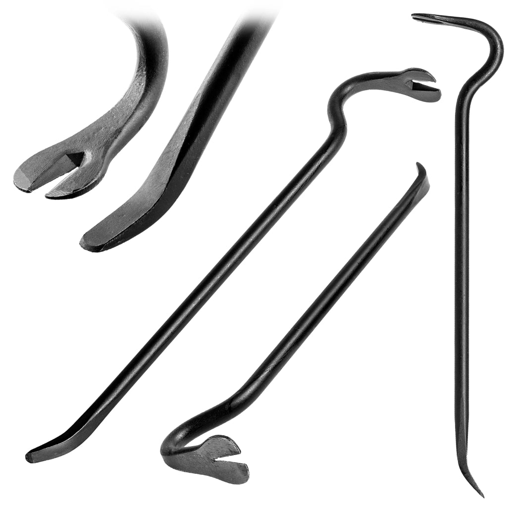 KADAX Forged Bent Crowbar 500 Mm Breszka Brecha Estrattore di chiodi per costruzioni