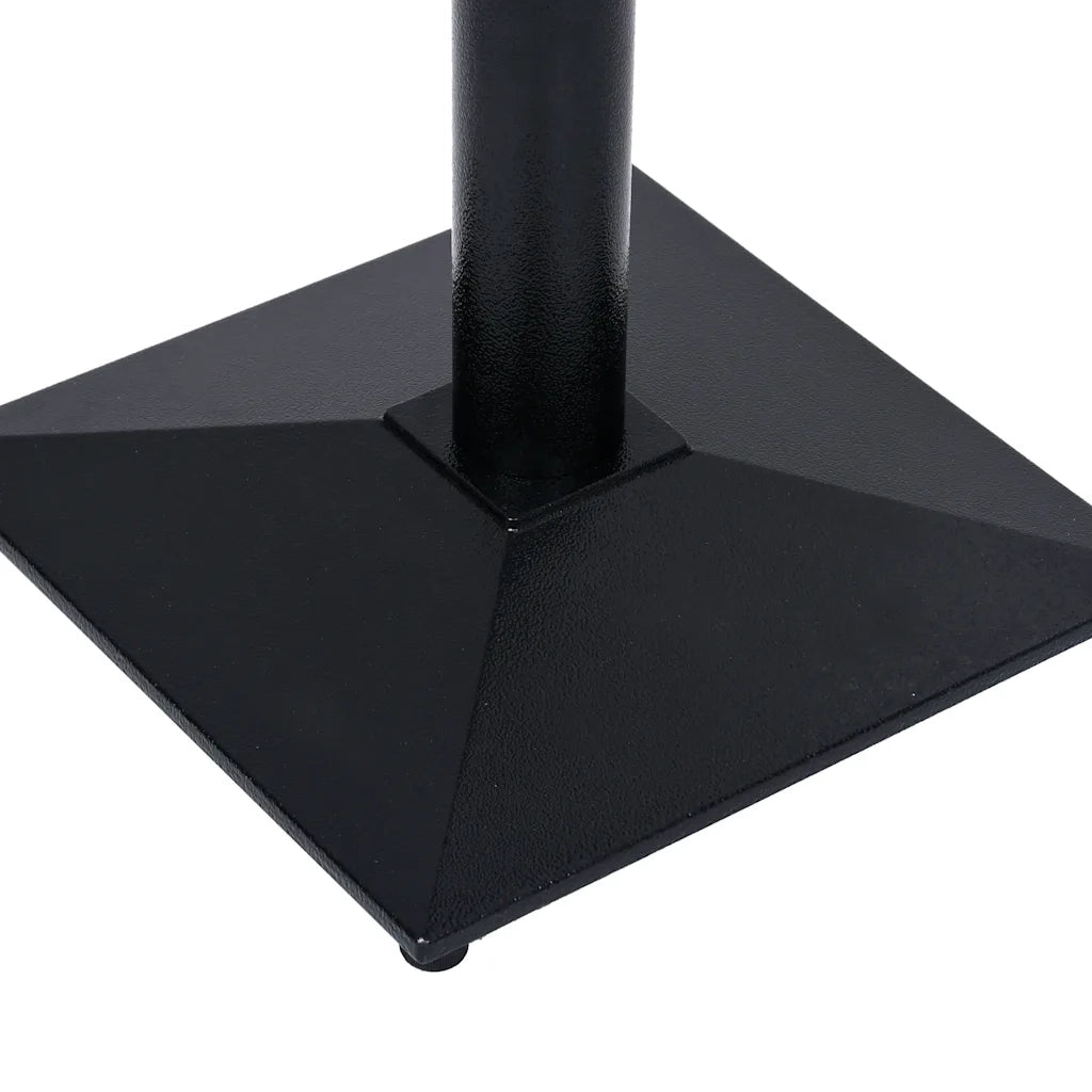 vidaXL Gamba per Tavolino da Bistrò Nero 41x41x72 cm in Ghisa