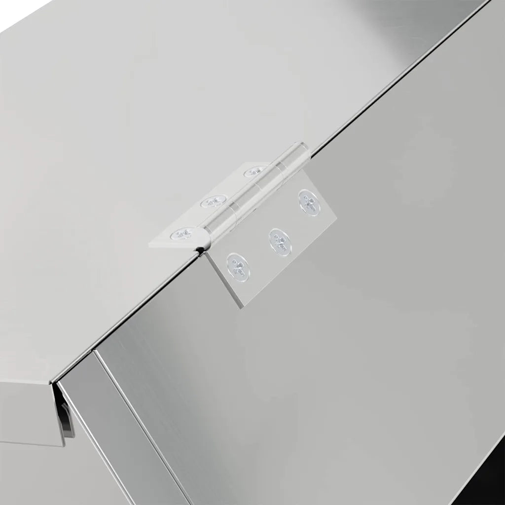 Mangiatore per conigli Argento 64.5 x 25.5 x 45.5 cm CFW1167354