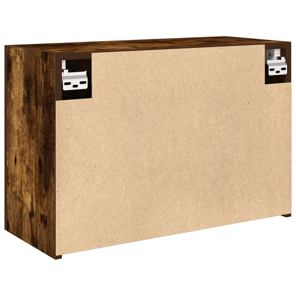 Armadietto Bagno | Armadio da bagno Rovere Fumo 60x25x40 cm in Legno Multistrato