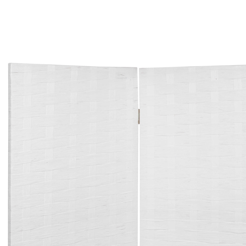 Trade Shop - Separe' A 4 Ante Pannelli Double Face Bianco Paravento Divisorio Ambienti Sep08 336233 -