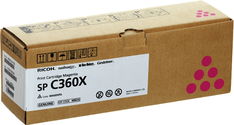 Ricoh 408252 cartuccia toner 1 pz Originale Magenta