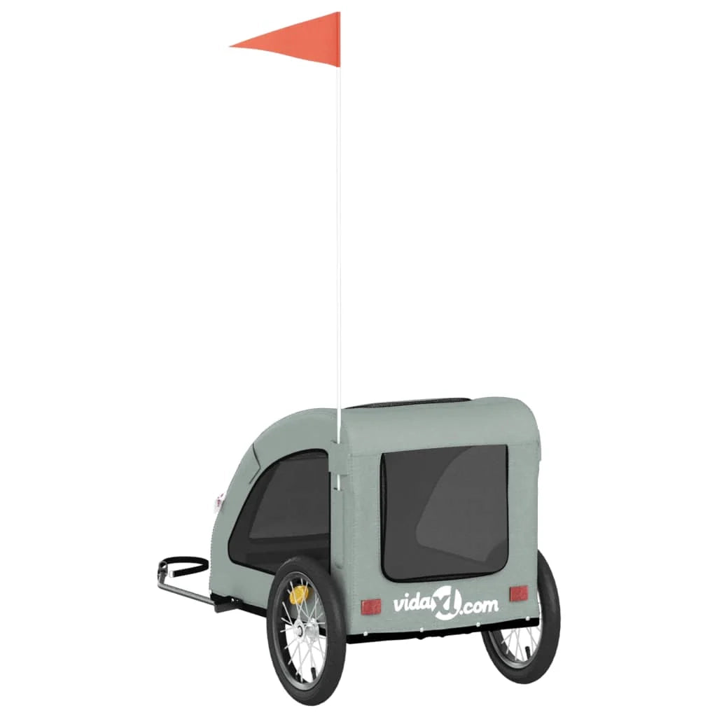 Rimorchio/carrello per animali domestici grigio 02_0044209