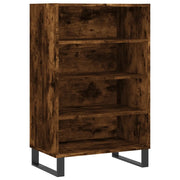 Credenza | Madia | Buffet da pranzo | Armadio da pranzo Rovere Fumo 57x35x90 cm in Legno Multistrato