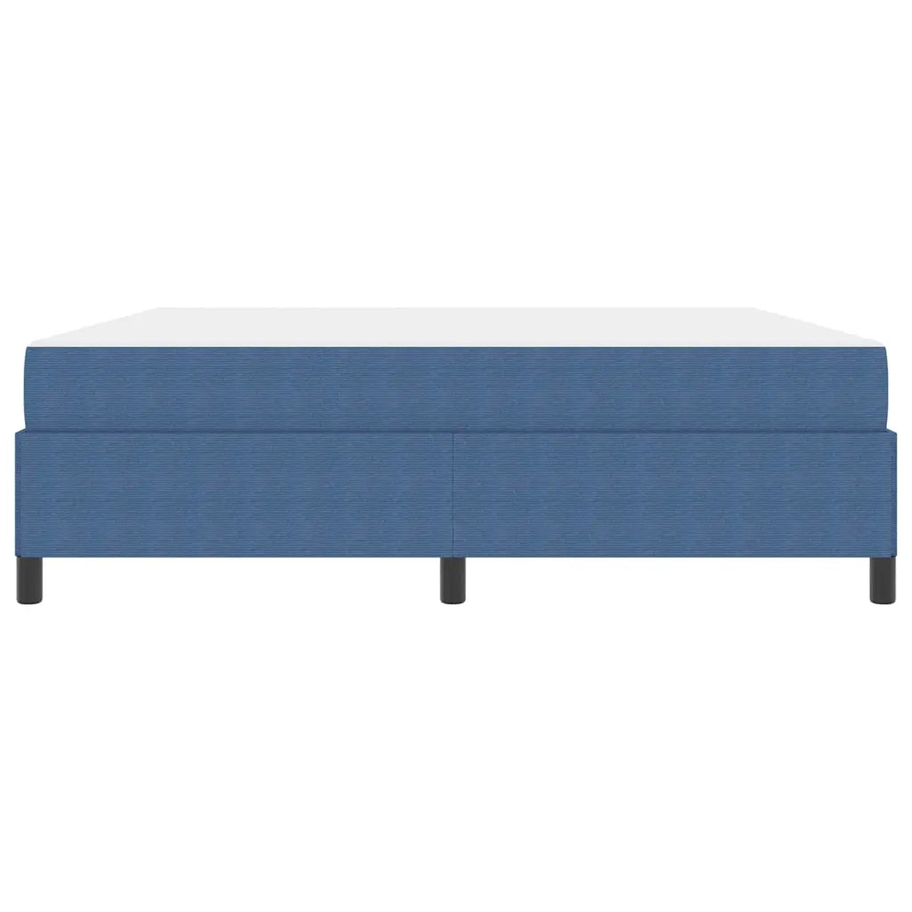 Struttura del letto con materasso Blu 180 x 200 cm Tessuto 3399138