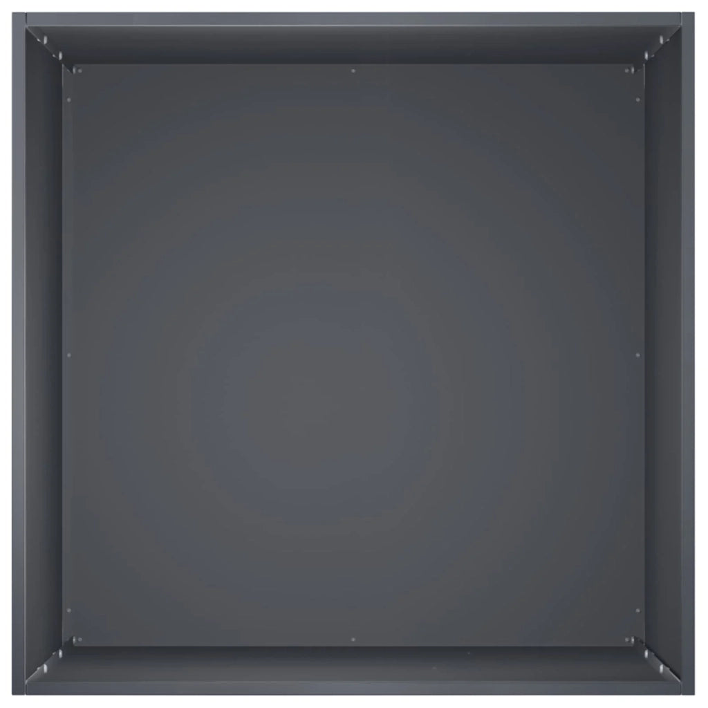 Vaso da giardino 2 pz Antracite 50 x 50 x 75 cm 8005391