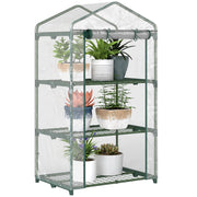 Serra da giardino con ripiani 3 livelli ¨C zephmum ¨C 69x49x125 cm