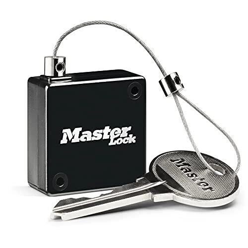 MASTER LOCK P63348 5440EURD Cassetta Portachiavi Intelligente con Apertura Bluetooth e Tastierino Numerico colore Nero