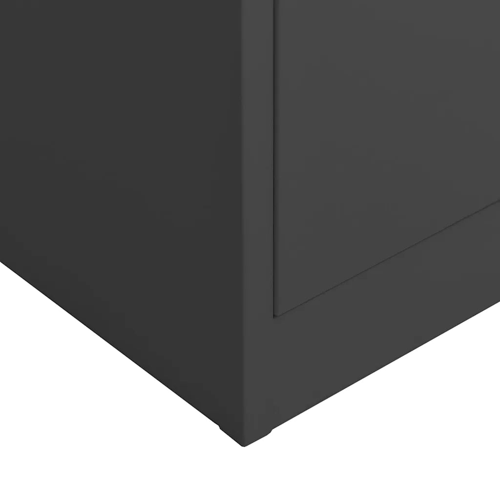 Armadio con Ripiani Antracite 90x40x180 cm in Acciaio CFW5130036