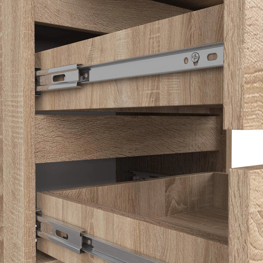 Cassettiera AKORD CL6 Cassettiera Sonoma Quercia 40 cm 6 cassetti 40x35x109 cm