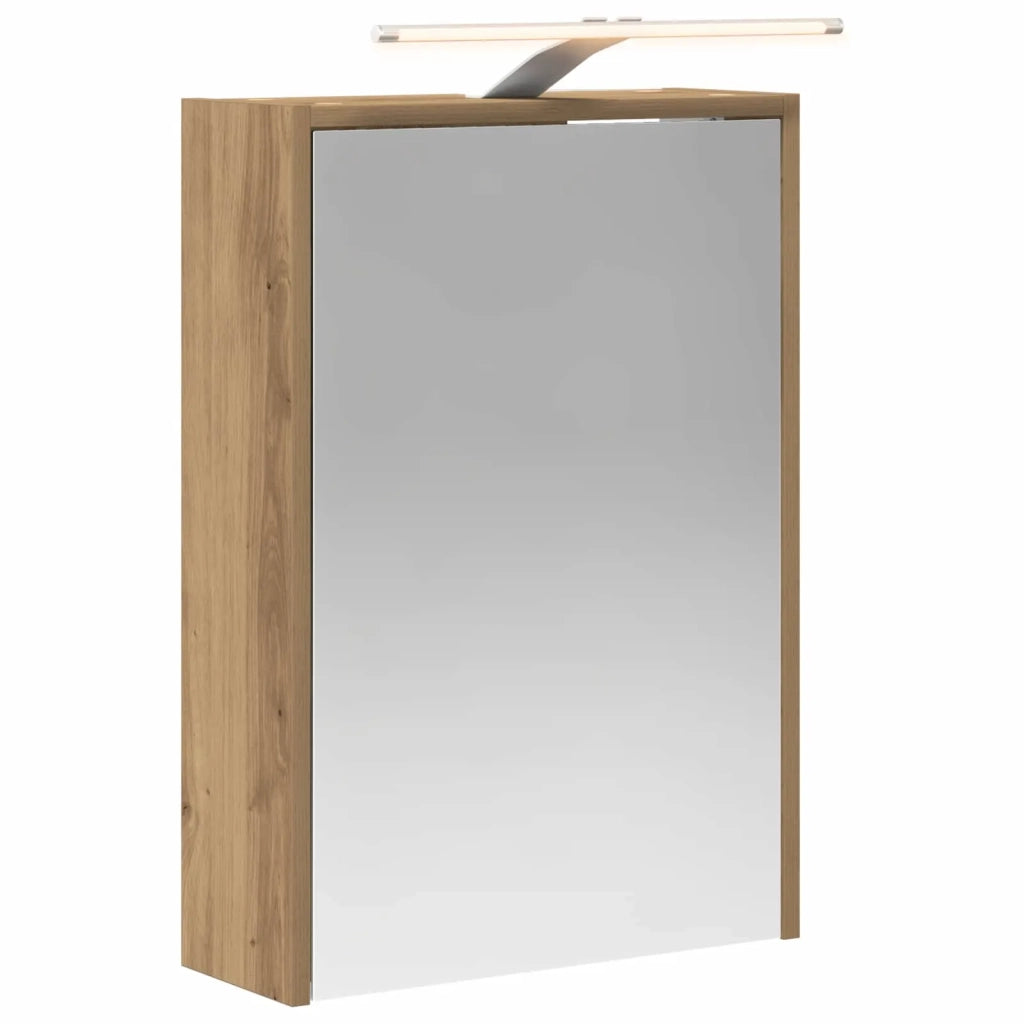 Mobiletto per specchio da bagno con porta Rovere Artigianale 889150