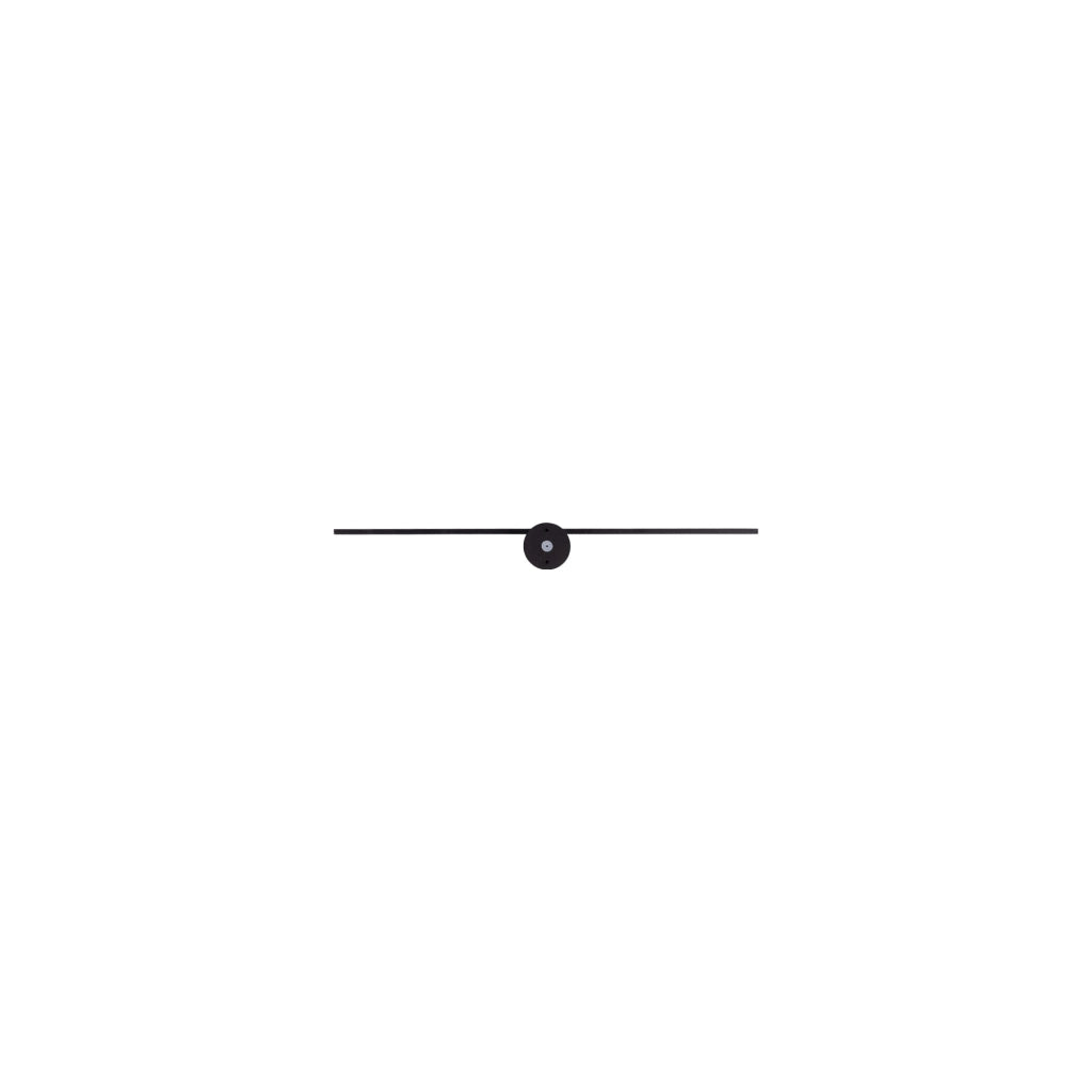 Applique bagno specchio LED Nowodvorski PIN nera 61cm