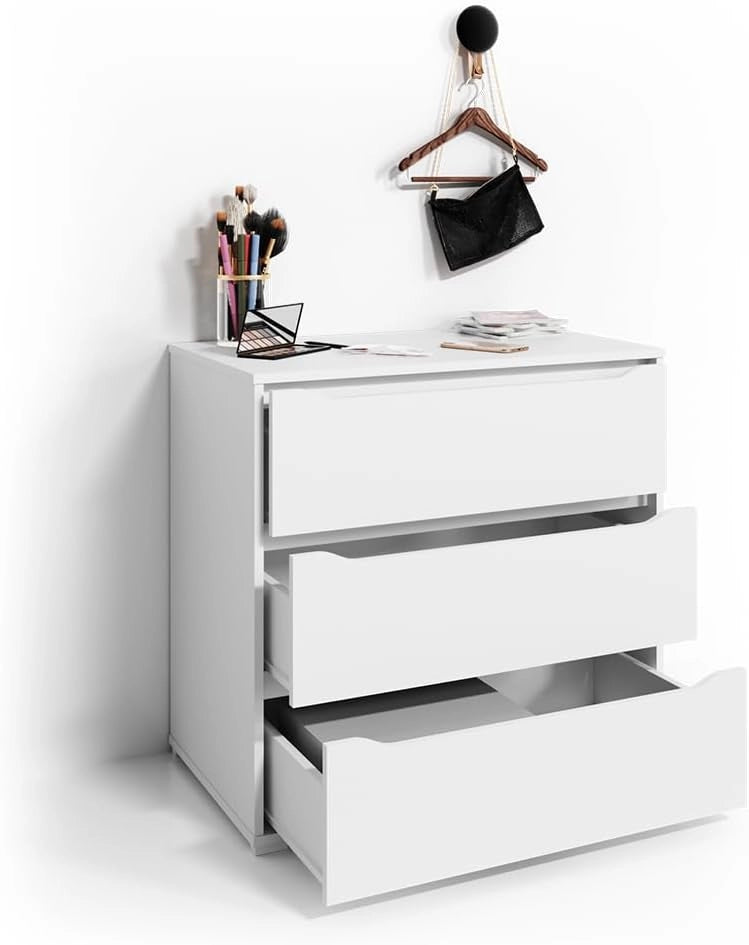 Credenza Ruben, Bianco, 80 x 78 cm