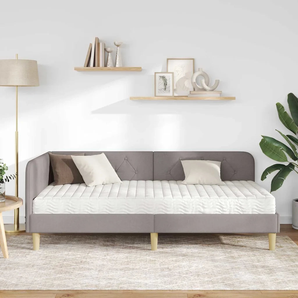 Cornice del letto ad angolo Talpa 100 x 200 cm Tessuto 3394130