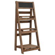 Portavasi/fioriera a 3 ripiani con ripiano 40 x 30 x 90 cm pino marrone 02_0045249