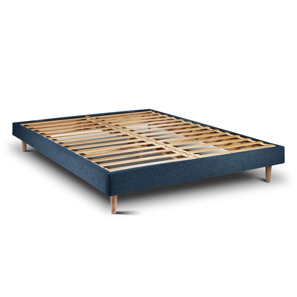 Letto 180x200 cm con testata imbottita - Tessuto Tela opaca