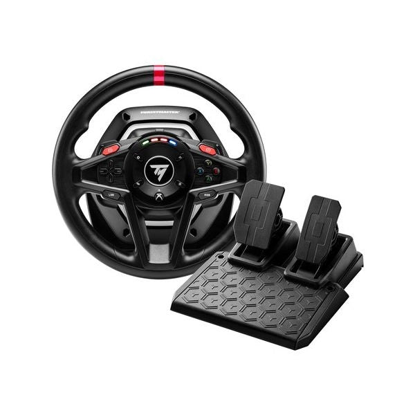 Volante e pedaliera simulatore guida thrustmaster 4460184 t128 black