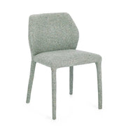 Set di 2 Sedie Imbottite in Tessuto con Gambe in Acciaio - HAZEL