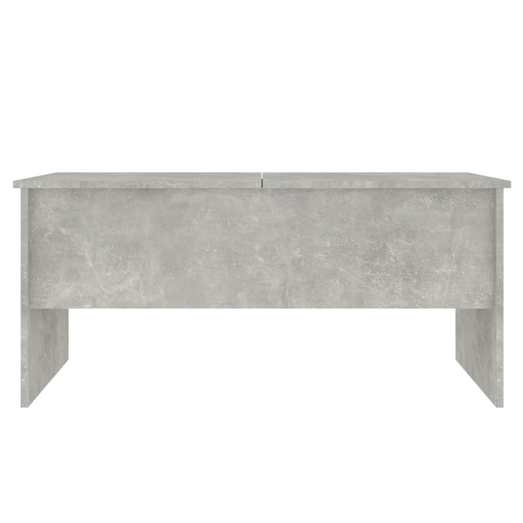 Tavolino Grigio Cemento 102x50,5x46,5 cm in Legno Multistrato cod mxl 23493