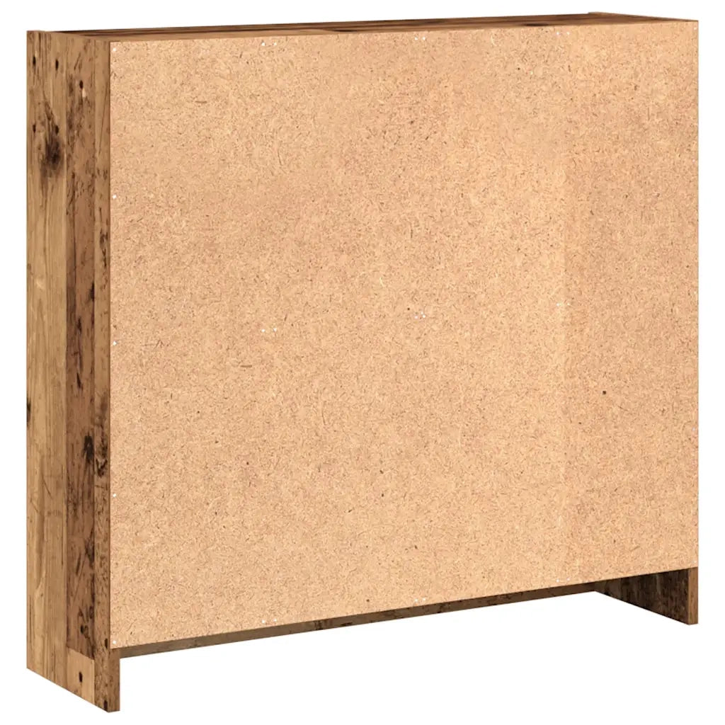 vidaXL Libreria Legno Antico 80x24x76 cm in Legno Multistrato