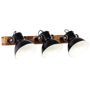 Lampada da Parete in Stile Industriale Nera 65x25 cm E27 CFW1085393