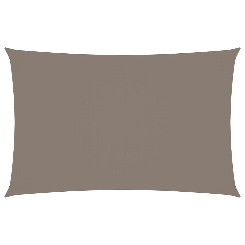 Vela ombreggiante/ombrellone rettangolare 3 x 6 m in tessuto Oxford color tortora 02_0009690