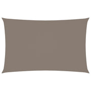 Vela ombreggiante/ombrellone rettangolare 3 x 6 m in tessuto Oxford color tortora 02_0009690