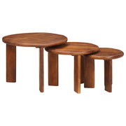 Tavoli da Caffè Nido 3 pcs Legno di mango massello 4104660