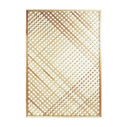 Pannello Grigliato Fisso in Legno per Esterno Privacy Verdemax Formato: 1,8 x 0,9 Mt