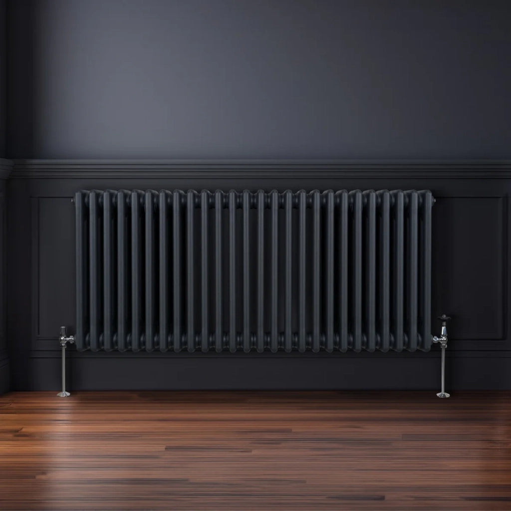 Termosifone Radiatore a 3 colonne per riscaldamento centralizzato Grigio Antracite 60 x 119cm
