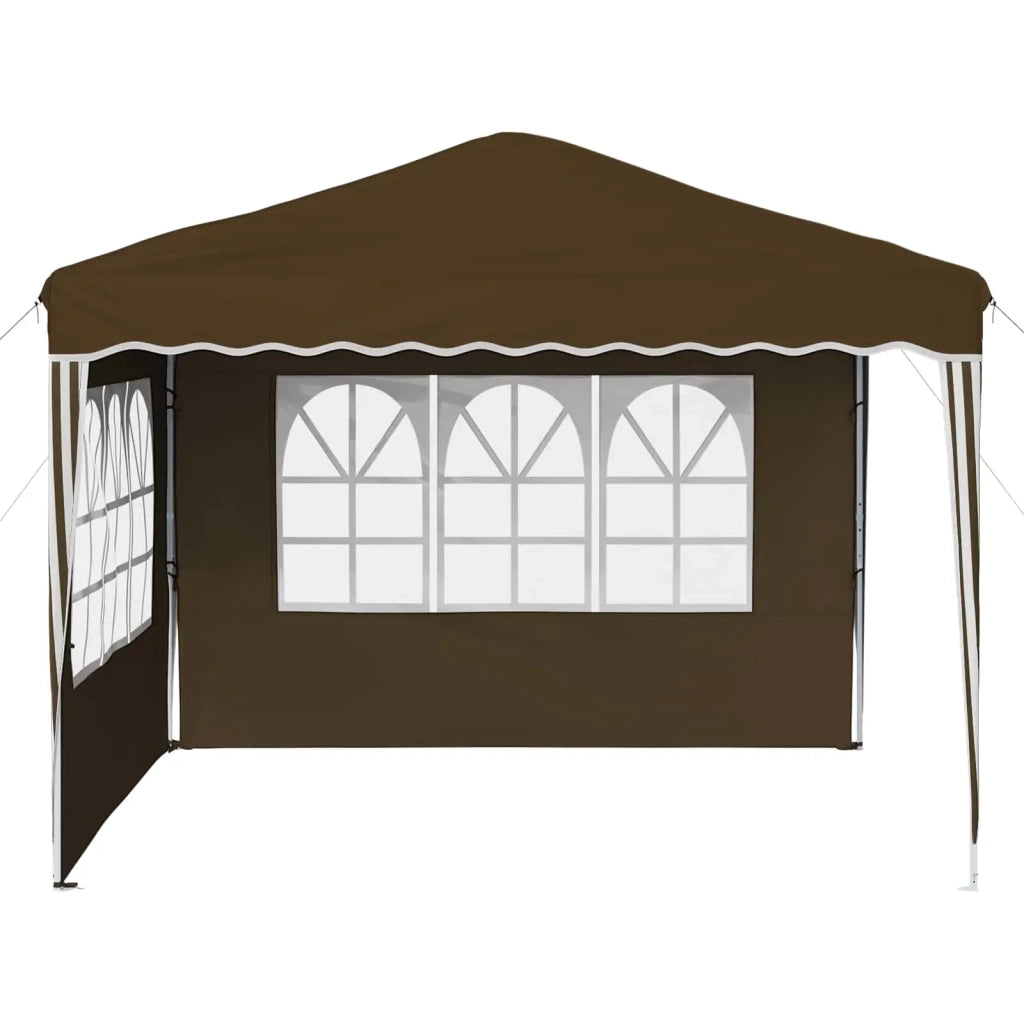 Tenda per feste a pop-up 288 x 288 x 245 cm Tortora