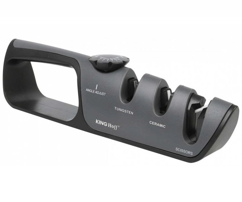 Affilatrice per coltelli e forbici Kinghoff KH-1636 con fessure regolabili