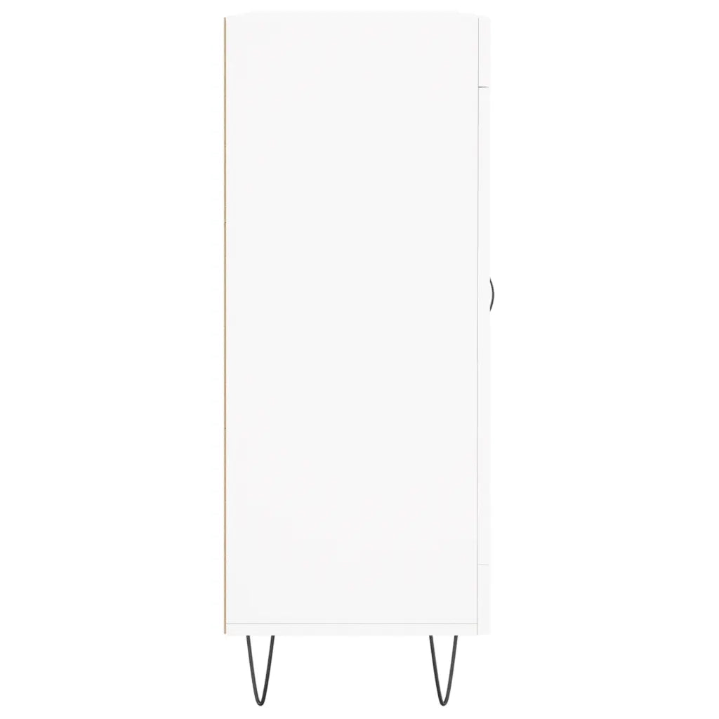 Credenza Bianca 69,5x34x90 cm in Legno Multistrato 828036