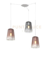 SOSPENSIONE BIANCO SPOSTABILE 3 LUCI (2 RA + 1 CR) 1164BI-S3 S-RC