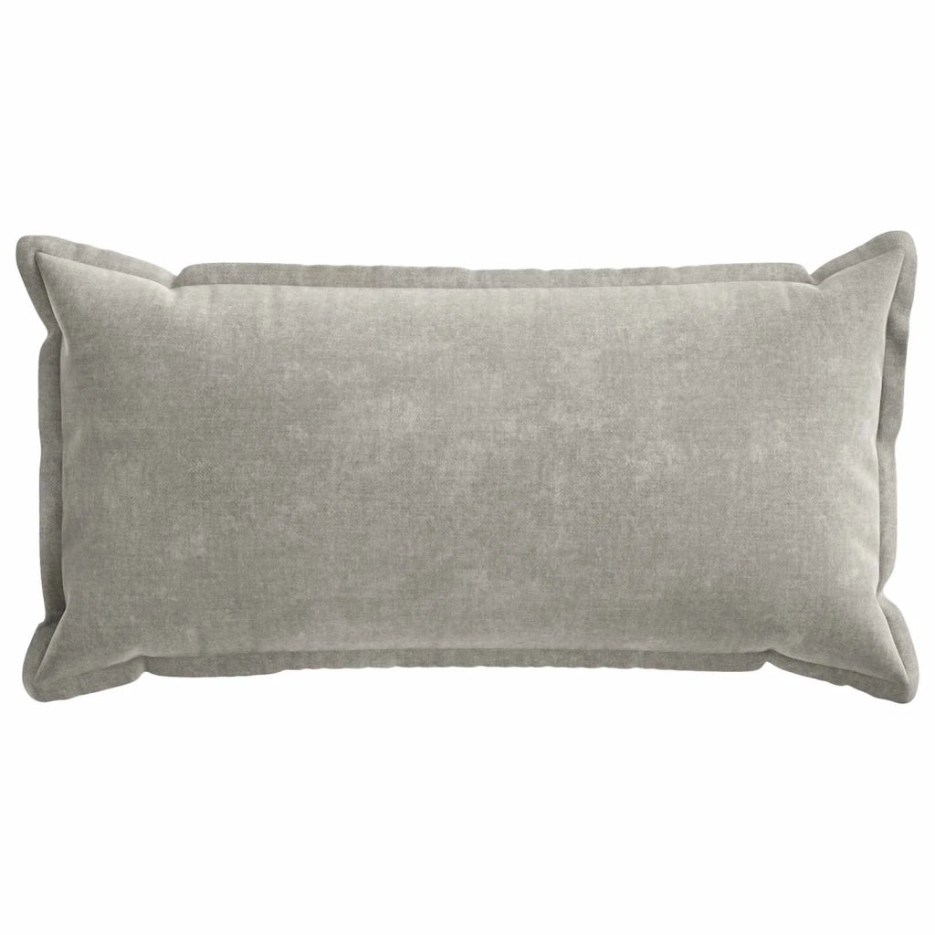 Federa 6 pz HOUTEN Grigio Chiaro 40 x 80 cm Tessuto Chenille 918227